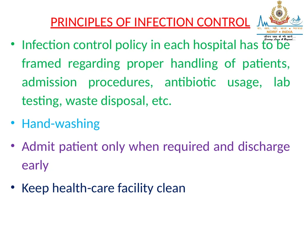 STERILIZATION OF INSTRUMENT & DISINFECTING METHOD - slide 36 of 44