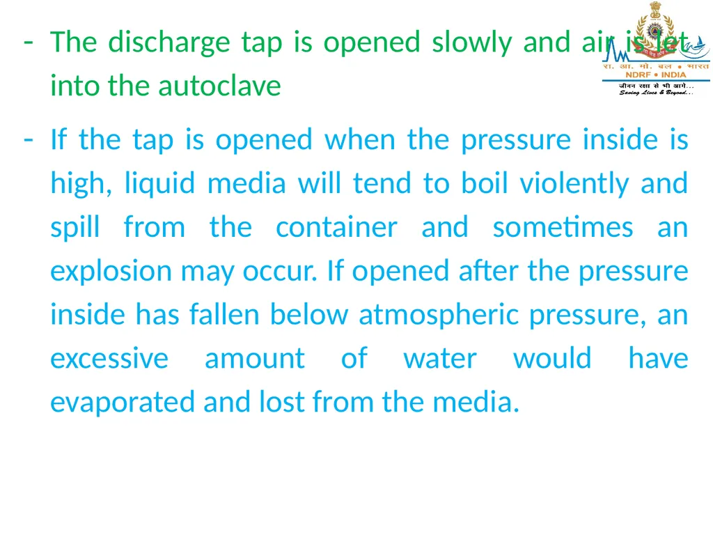 STERILIZATION OF INSTRUMENT & DISINFECTING METHOD - slide 16 of 44
