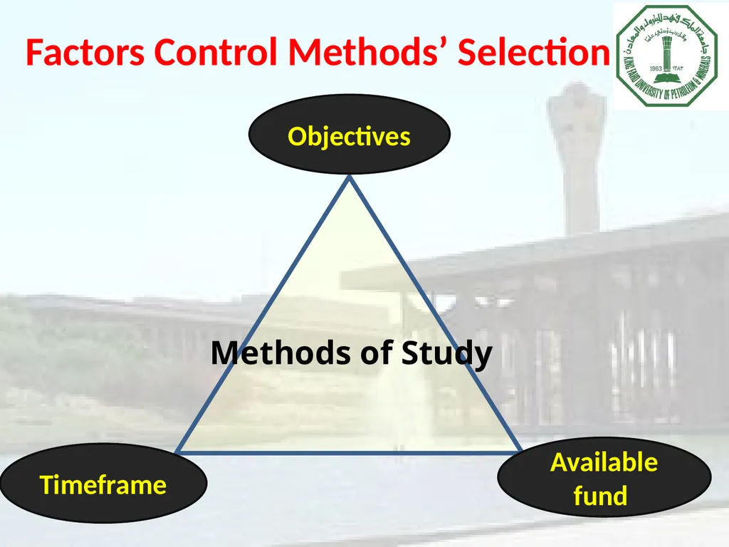 Importance of Methods’ Selection in the - slide 13 of 26