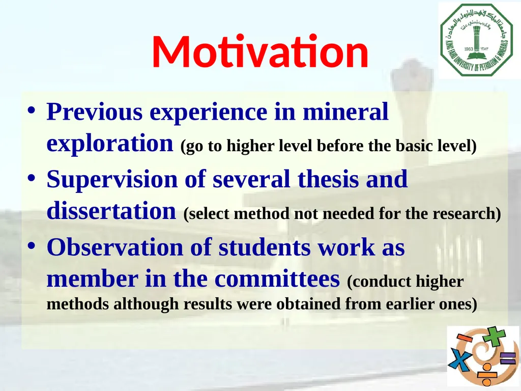 Importance of Methods’ Selection in the - slide 12 of 26