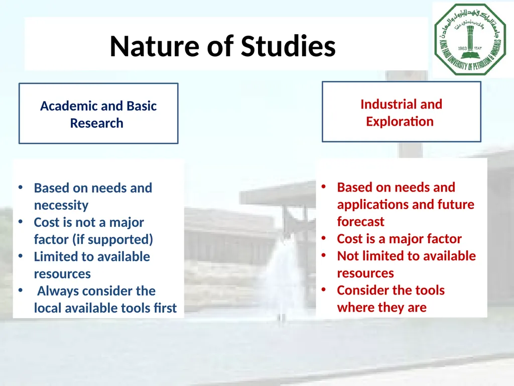 Importance of Methods’ Selection in the - slide 11 of 26