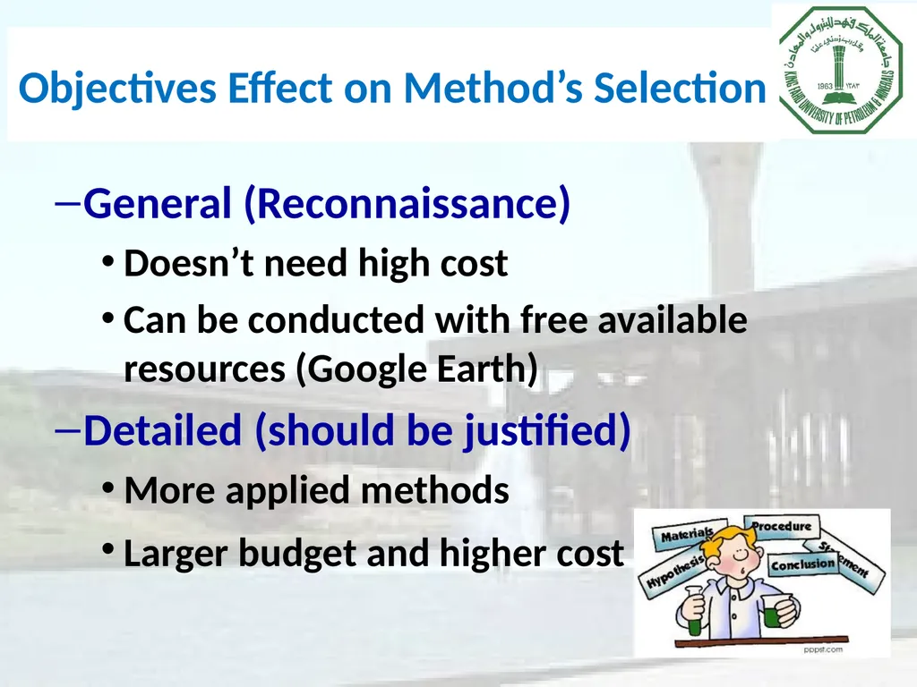 Importance of Methods’ Selection in the - slide 14 of 26
