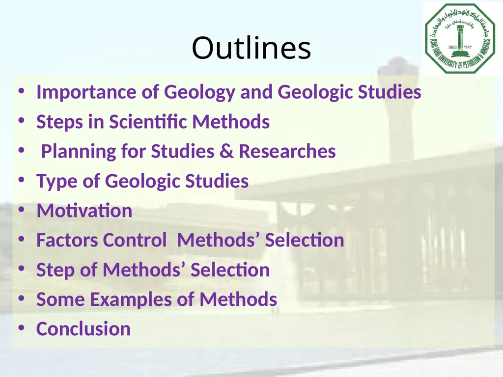 Importance of Methods’ Selection in the - slide 2 of 26