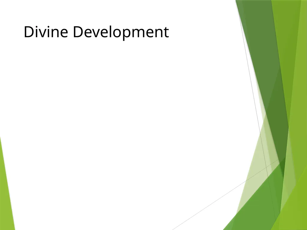 Divine Design, Direction and Development Taught by - slide 11 of 17
