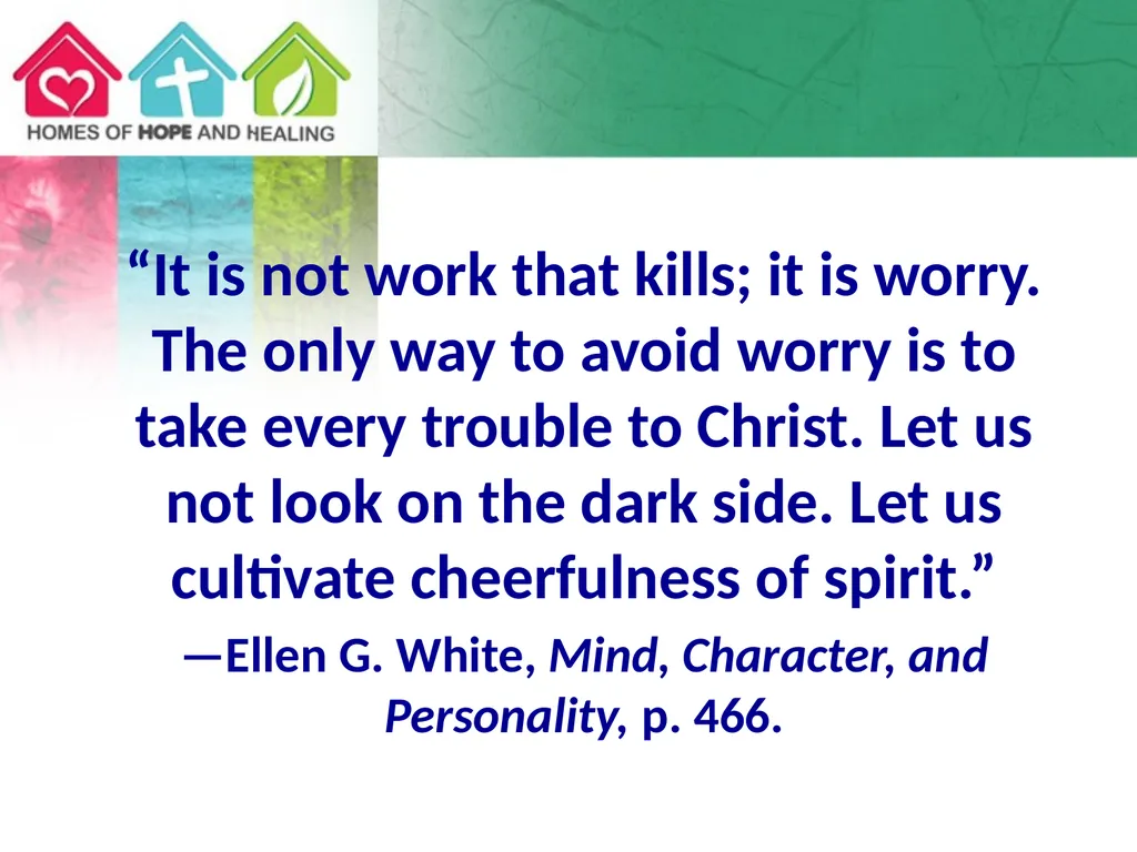 General Conference Women’s Ministries Department - slide 29 of 31