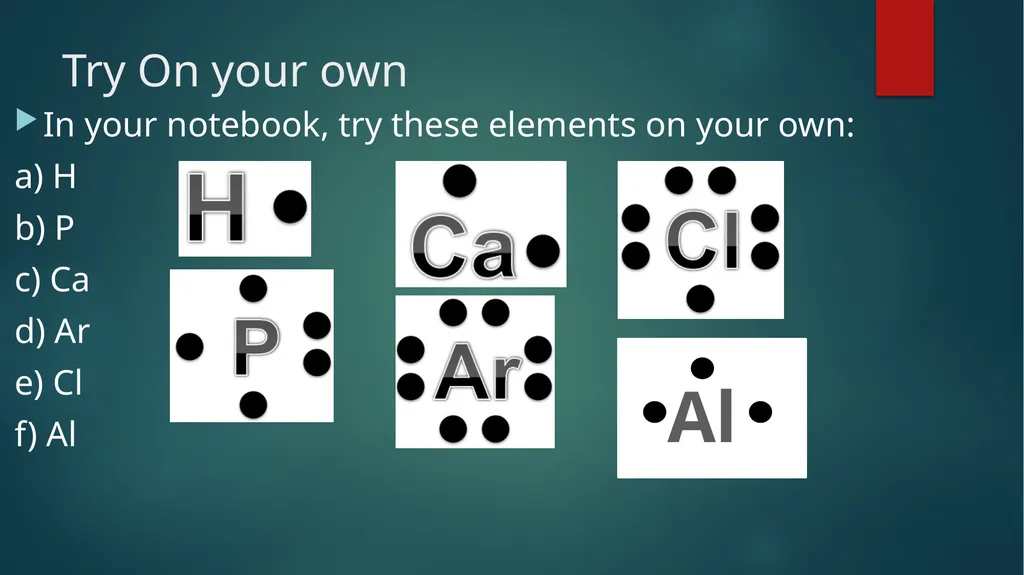 AIM: How to write Lewis Dot Structures (Electron - slide 7 of 16