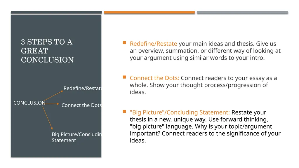 Surviving your final essay Part 1: Improving Essay - slide 8 of 26
