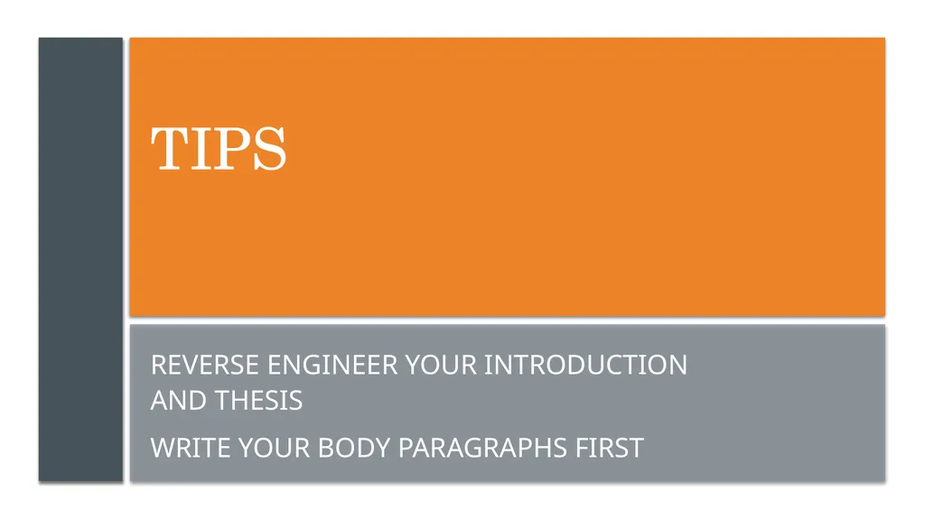 Surviving your final essay Part 1: Improving Essay - slide 10 of 26