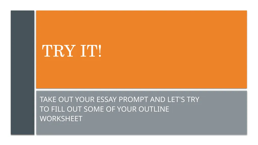 Surviving your final essay Part 1: Improving Essay - slide 15 of 26