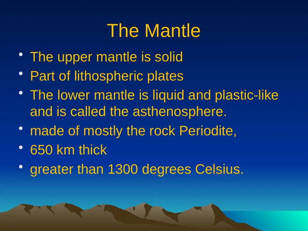 The Layers of the Earth! Earth Layers The Earth is - slide 5 of 15