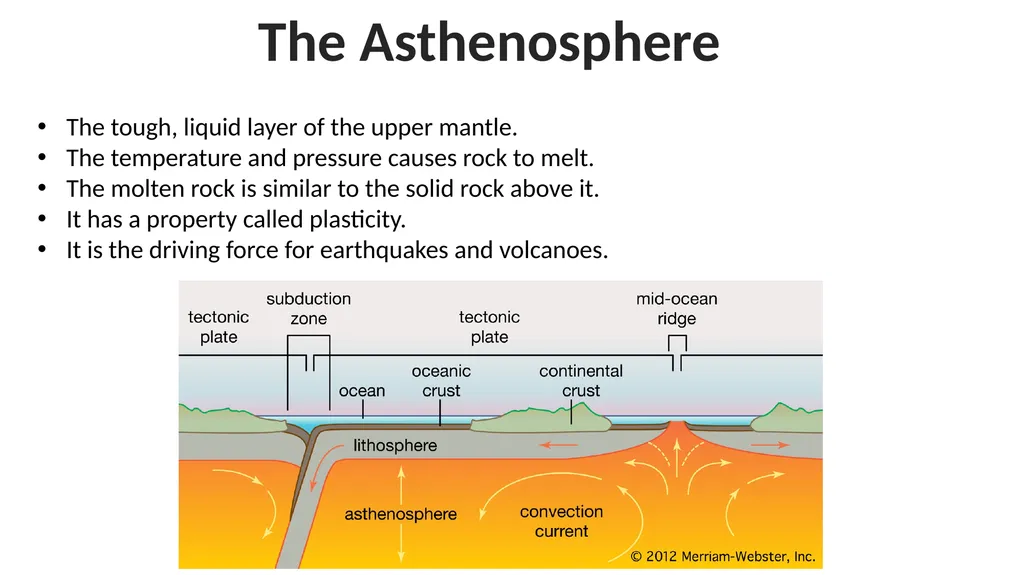 The Earth’s Interior The Earth is made up of four - slide 5 of 10