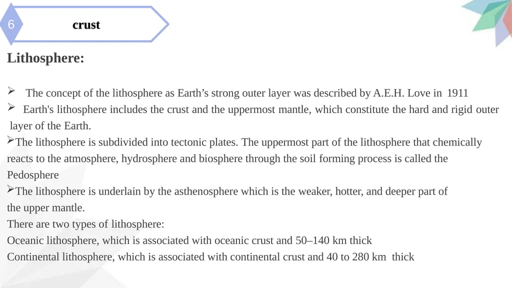 Interior of the Earth synopsis Introduction 1 2 - slide 16 of 27