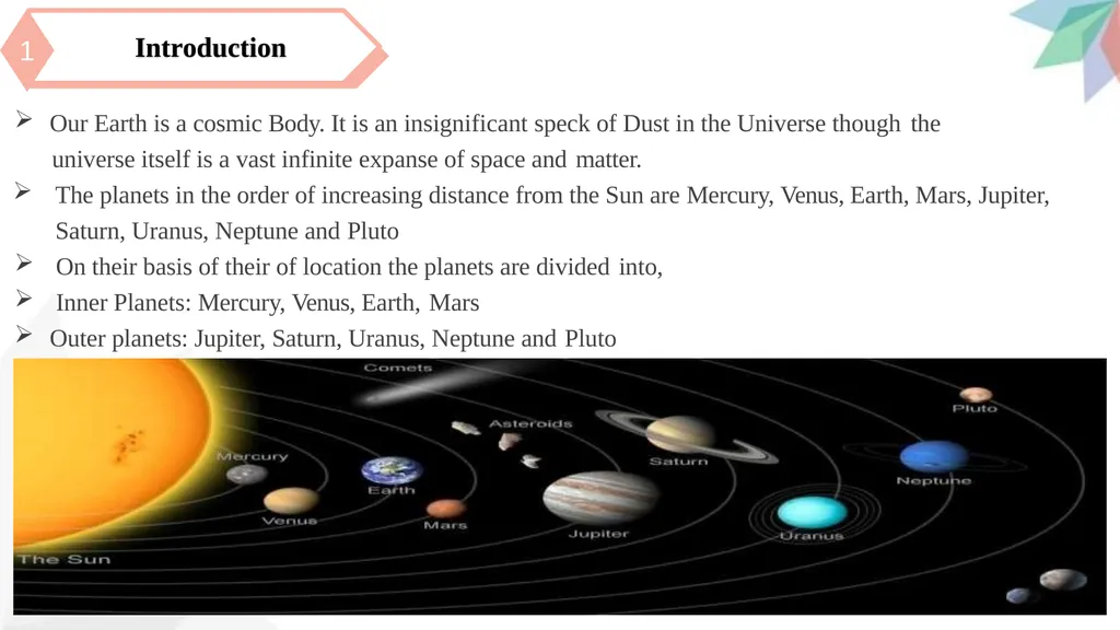 Interior of the Earth synopsis Introduction 1 2 - slide 3 of 27
