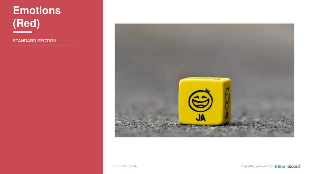 Reporting powered by Six Thinking Hats Prepared - slide 3 of 9