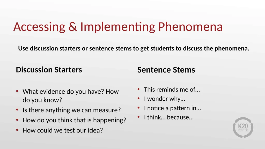 Science Phenomena for Virtual Learning Session - slide 11 of 13