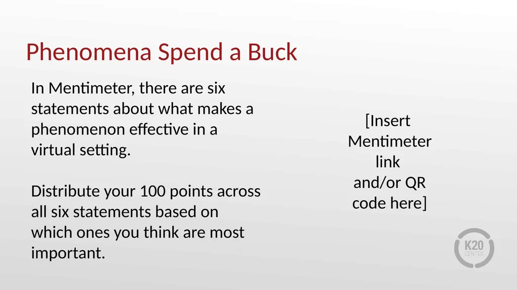 Science Phenomena for Virtual Learning Session - slide 4 of 13