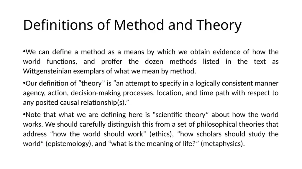 Integrating the Human Sciences Chapter 2 Some - slide 11 of 14