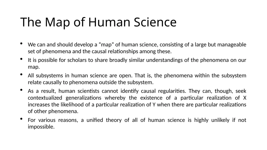 Integrating the Human Sciences Chapter 2 Some - slide 4 of 14