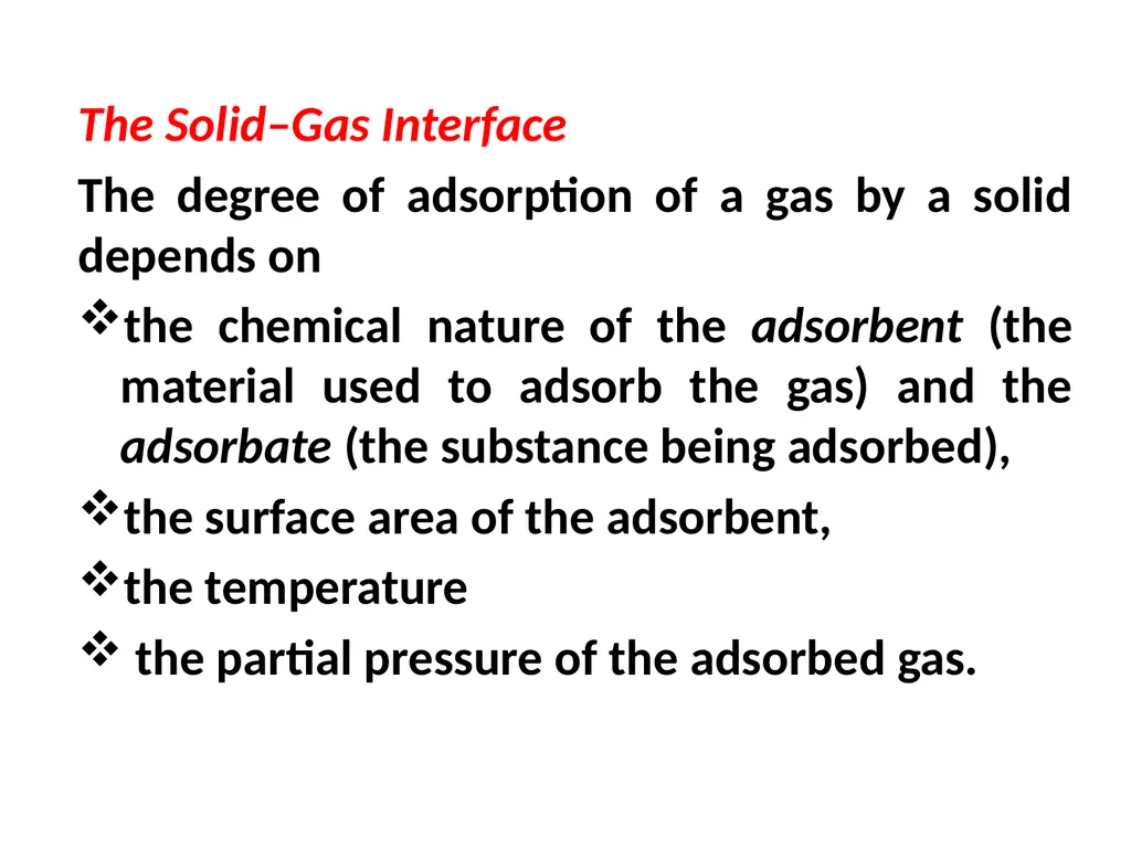 Interfacial Phenomena MARTIN’S PHYSICAL PHARMACY - slide 50 of 66