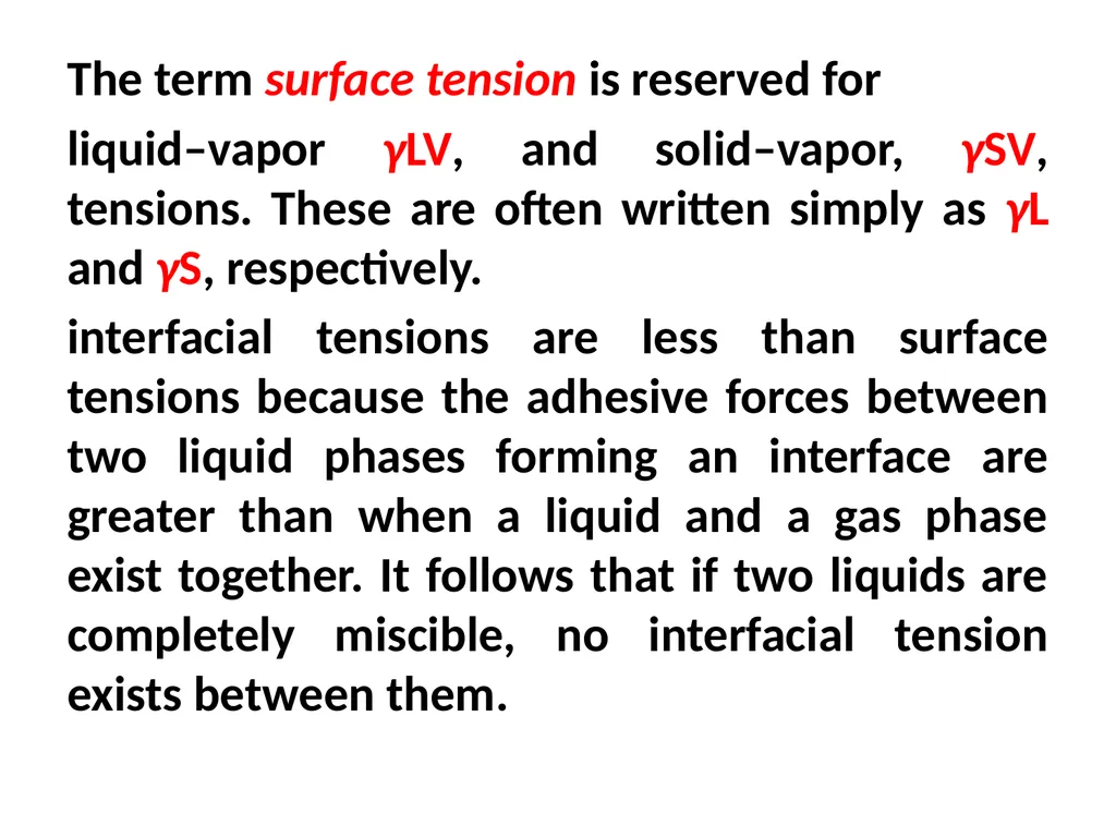 Interfacial Phenomena MARTIN’S PHYSICAL PHARMACY - slide 12 of 66