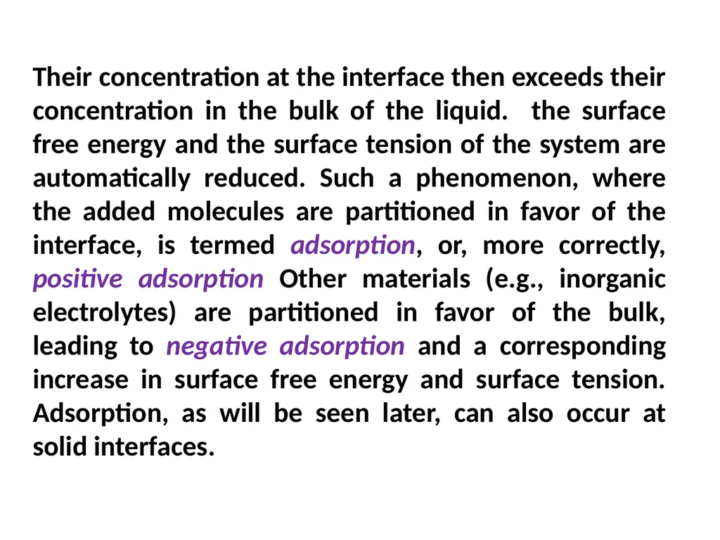 Interfacial Phenomena MARTIN’S PHYSICAL PHARMACY - slide 30 of 66