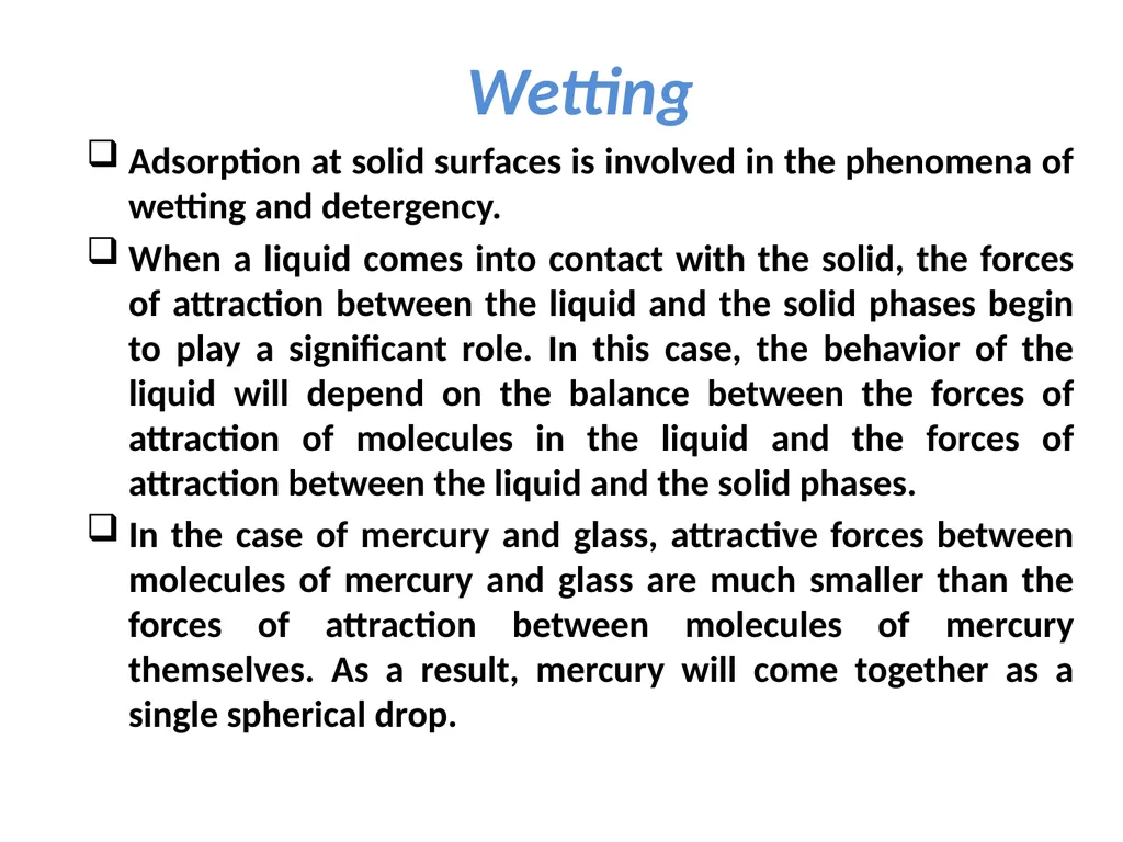 Interfacial Phenomena MARTIN’S PHYSICAL PHARMACY - slide 52 of 66