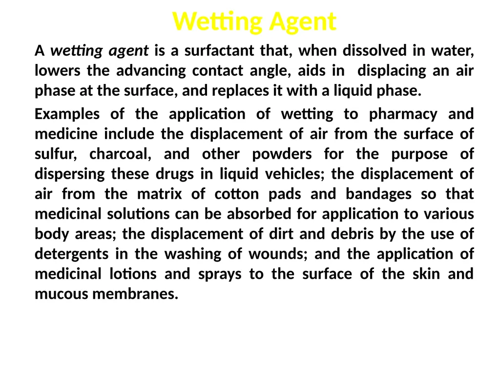 Interfacial Phenomena MARTIN’S PHYSICAL PHARMACY - slide 57 of 66