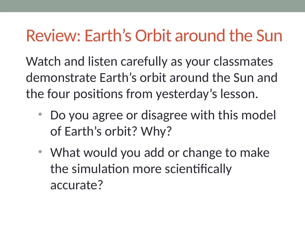 The sun’s effect on climate Lesson 4a Why Is It - slide 4 of 15
