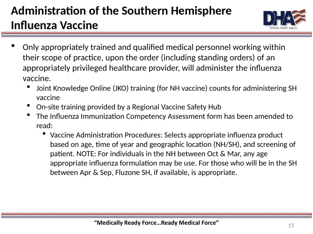 Home Study- Southern Hemisphere Influenza Vaccine - slide 15 of 23