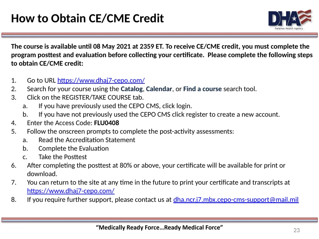Home Study- Southern Hemisphere Influenza Vaccine - slide 23 of 23