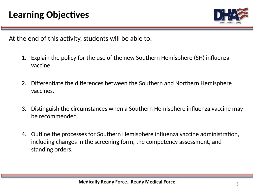 Home Study- Southern Hemisphere Influenza Vaccine - slide 5 of 23
