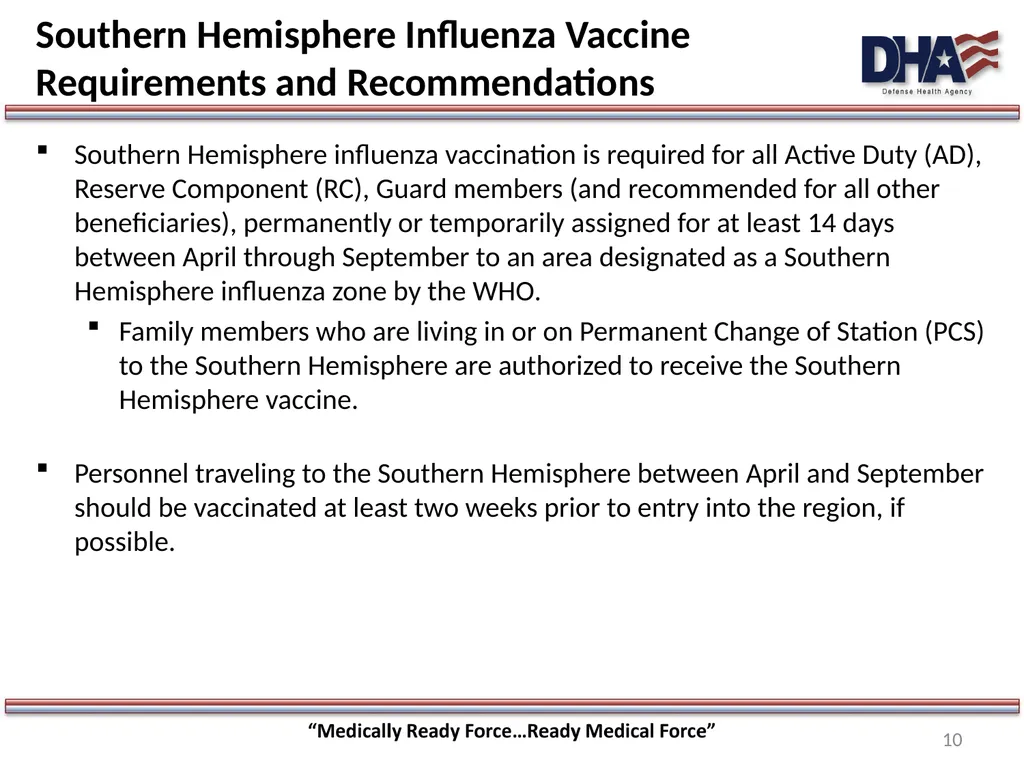 Home Study- Southern Hemisphere Influenza Vaccine - slide 10 of 23