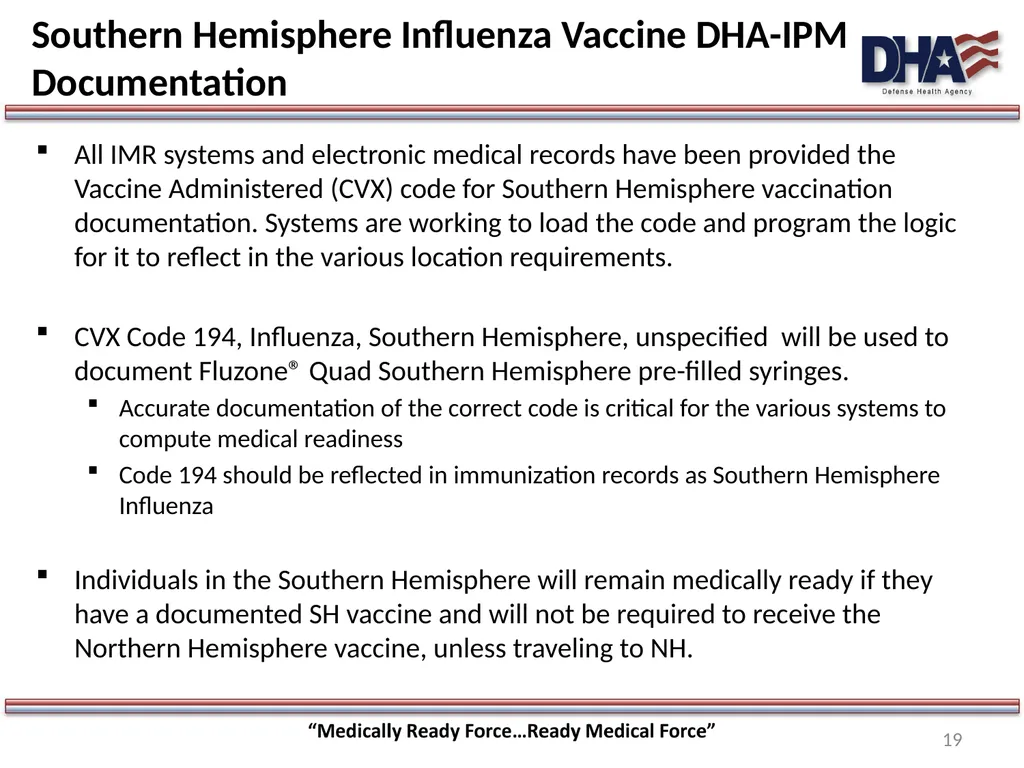 Home Study- Southern Hemisphere Influenza Vaccine - slide 19 of 23