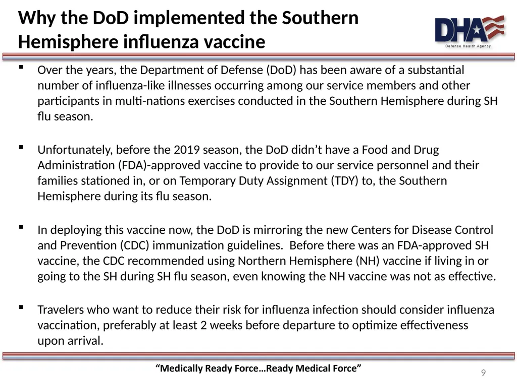 Home Study- Southern Hemisphere Influenza Vaccine - slide 9 of 23