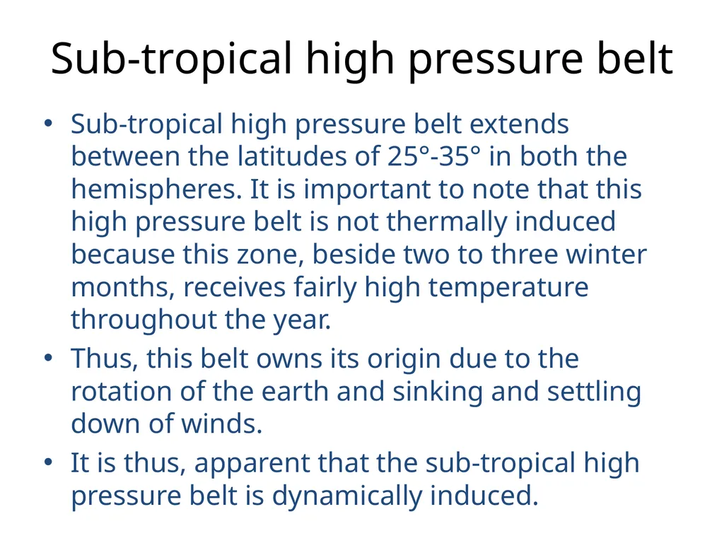 Horizontal Distribution of Air Pressure and - slide 6 of 7