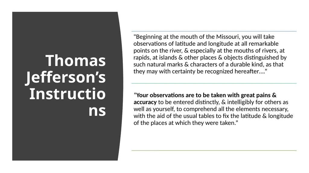 Navigation, Mapmaking, and Latitude Thomas - slide 2 of 9
