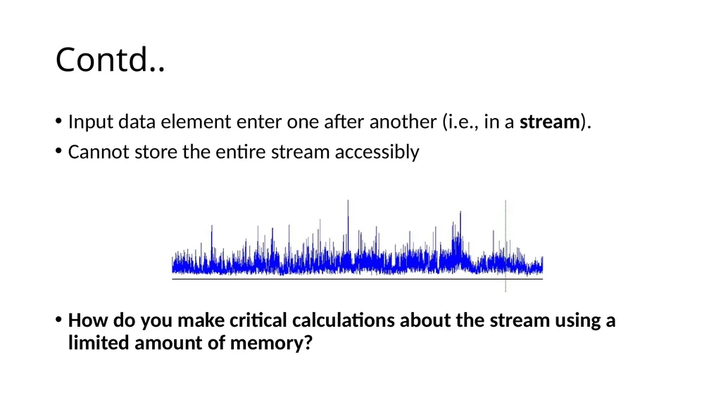Stream Estimation 1: Count-Min Sketch Contd.. - slide 2 of 25