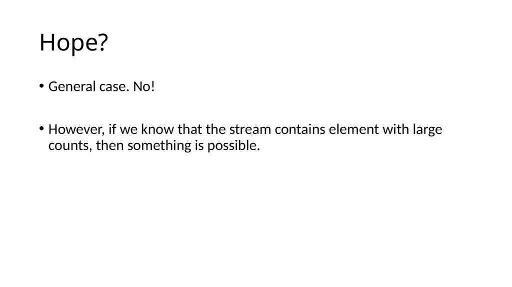 Stream Estimation 1: Count-Min Sketch Contd.. - slide 10 of 25