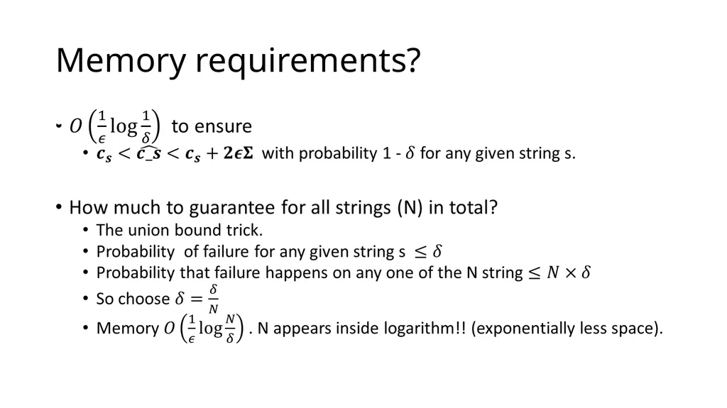 Stream Estimation 1: Count-Min Sketch Contd.. - slide 21 of 25