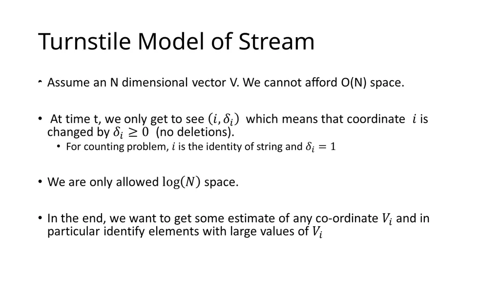Stream Estimation 1: Count-Min Sketch Contd.. - slide 23 of 25