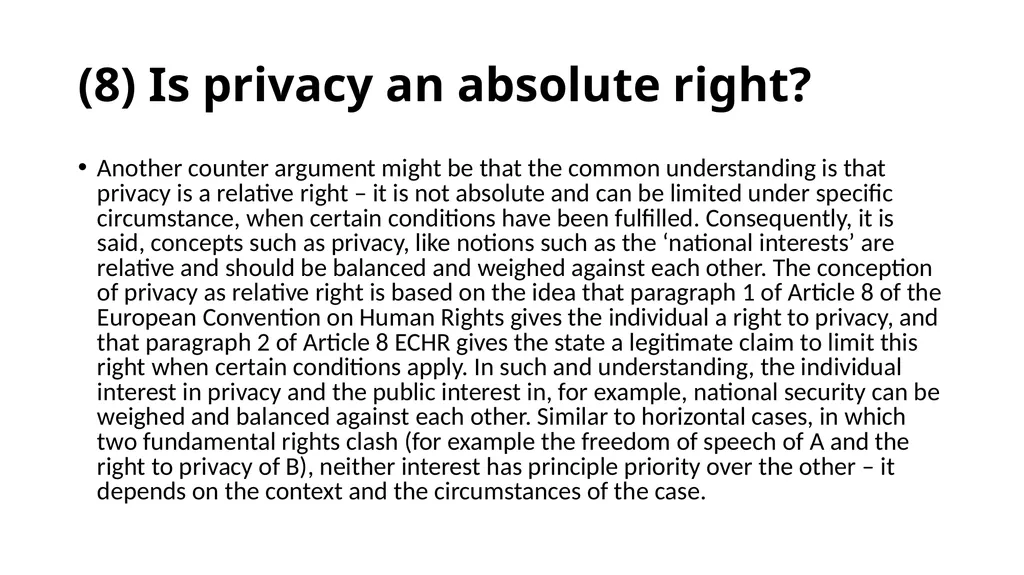 Necessary in a democratic society Bart van der - slide 28 of 36