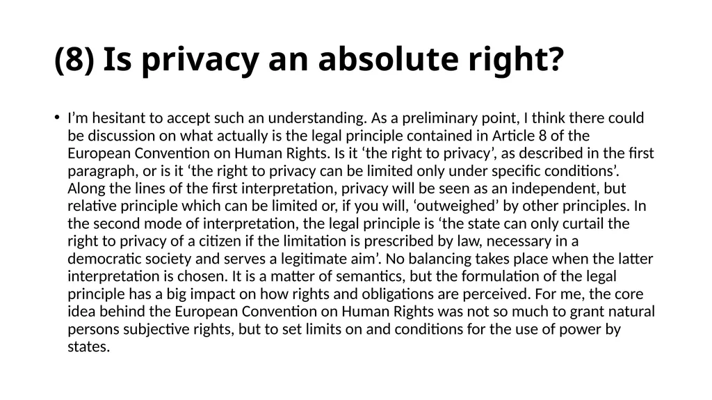 Necessary in a democratic society Bart van der - slide 29 of 36