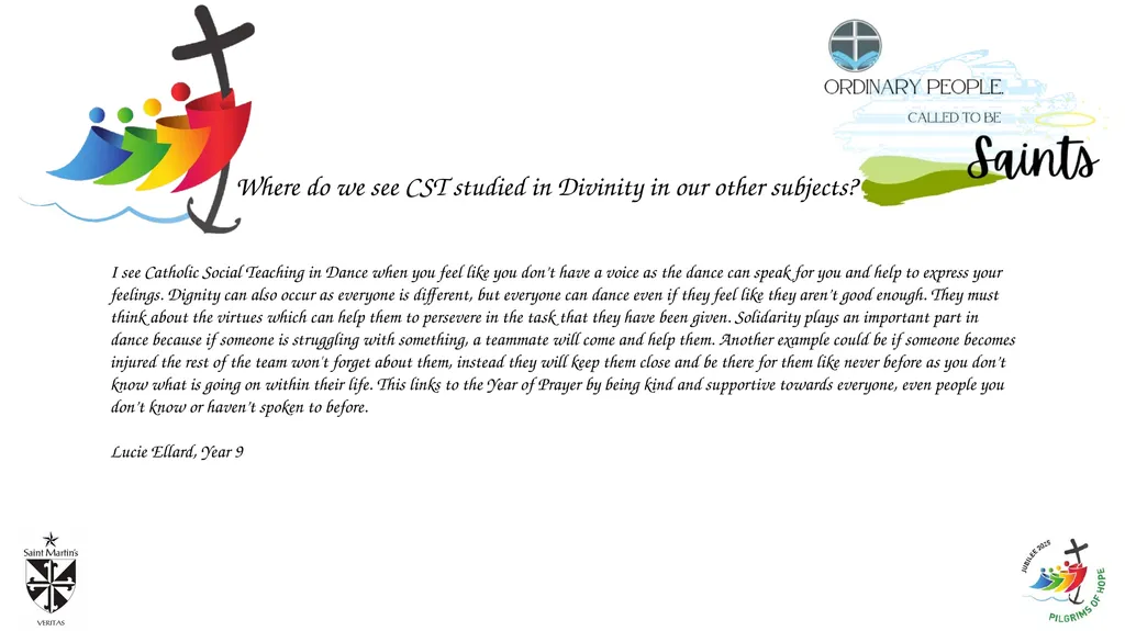 Where do we see CST studied in Divinity in our
