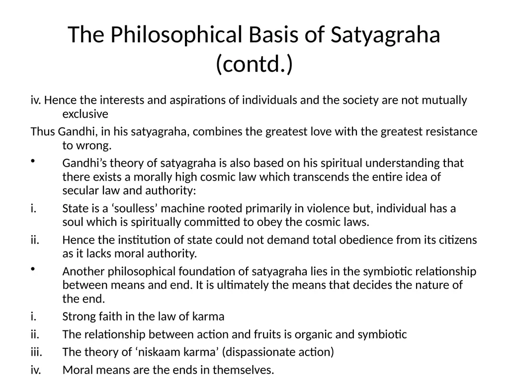 Satyagraha The Context: Gandhi’s deep emotional - slide 6 of 6