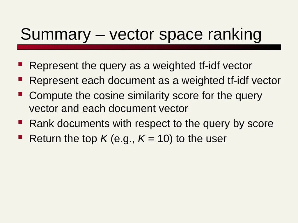 TF-IDF David Kauchak cs160 Fall 2009 adapted from: - slide 51 of 51