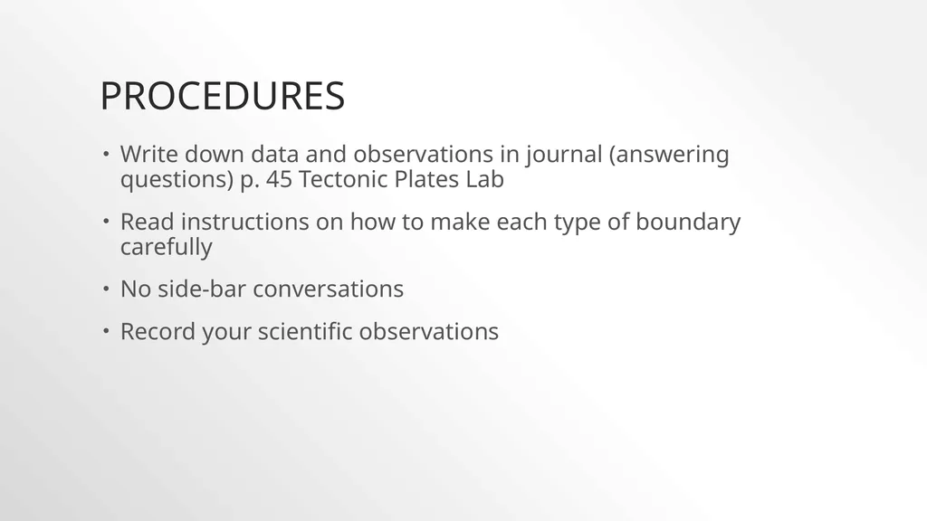 Plate Tectonics With Fruit Rollups and Graham - slide 4 of 19