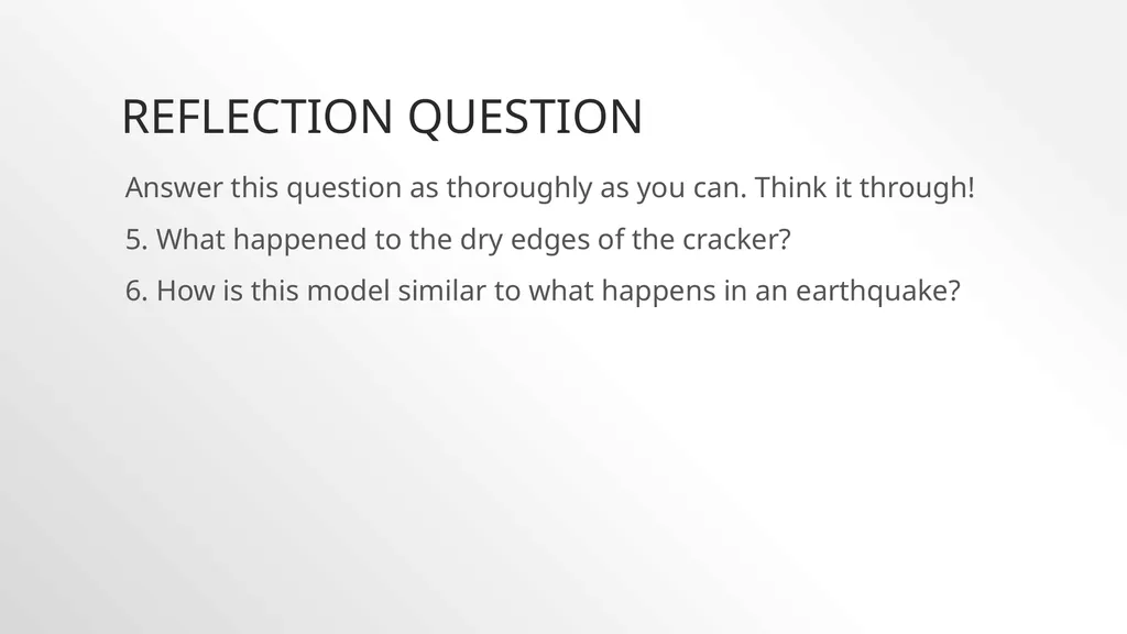 Plate Tectonics With Fruit Rollups and Graham - slide 18 of 19