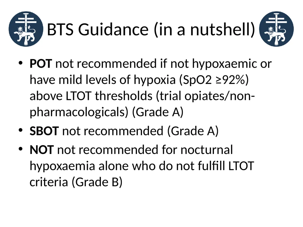 Oxygen therapy in ILD: What is the evidence? Matt - slide 5 of 25