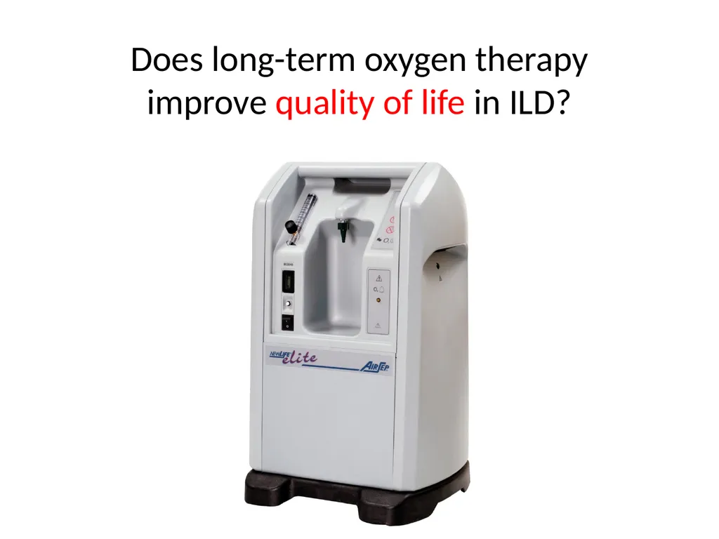 Oxygen therapy in ILD: What is the evidence? Matt - slide 10 of 25