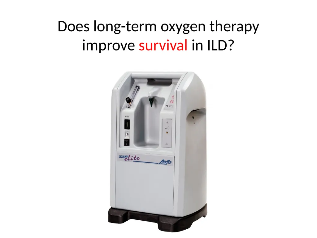 Oxygen therapy in ILD: What is the evidence? Matt - slide 6 of 25